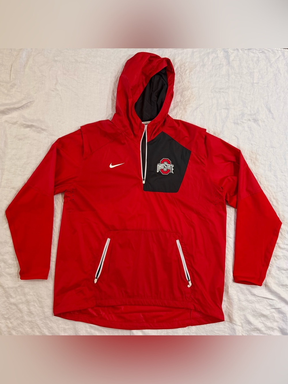 Nike Ohio State Buckeyes Fly Rush On-Field Hooded Jacket 2XL
